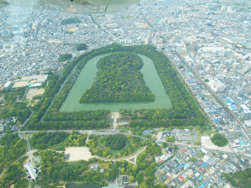 空から眺める古の絶景 百舌鳥 古市古墳群 大阪 Voyage 世界見聞録